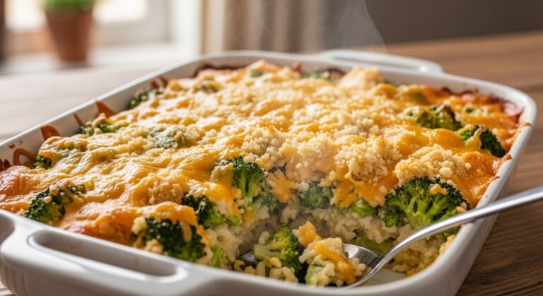 Broccoli cheddar casserole