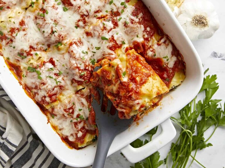 Cherry Beef Lasagna Rolls Recipe