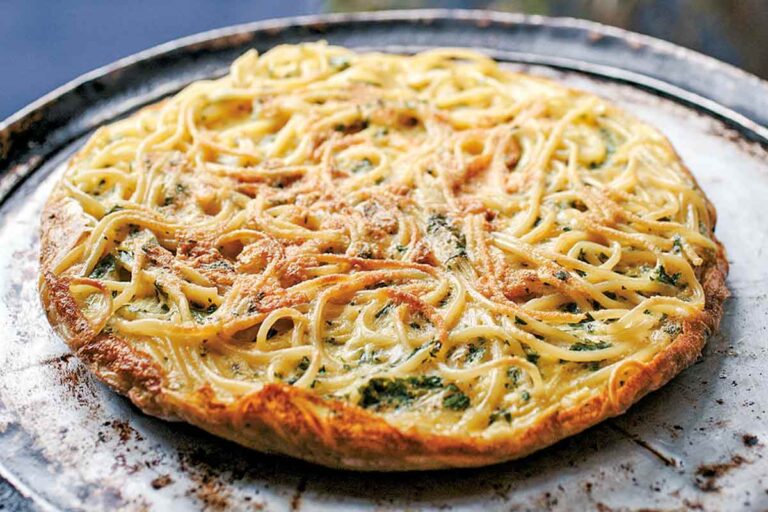 Crispy Frittata Noddles