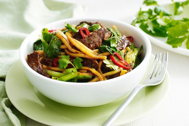 Ginger Beef Stir Fry with Vegetables