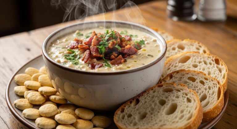 Homemade clam chowder recipe