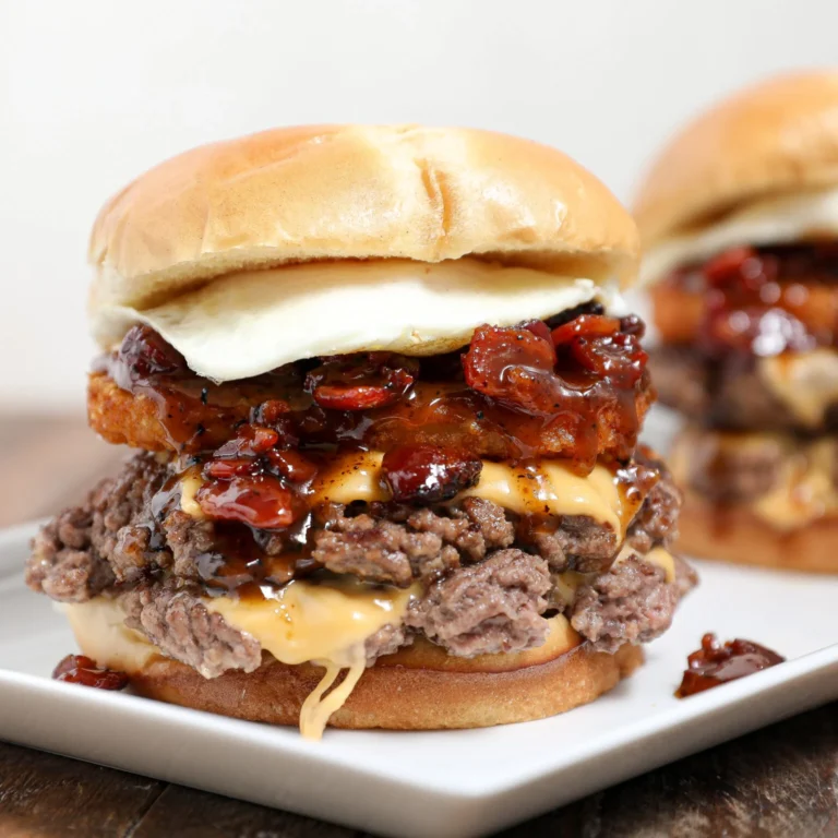 Breakfast Smash Burgers