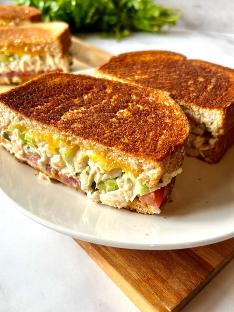 Homemade Chicken melt sandwich recipe