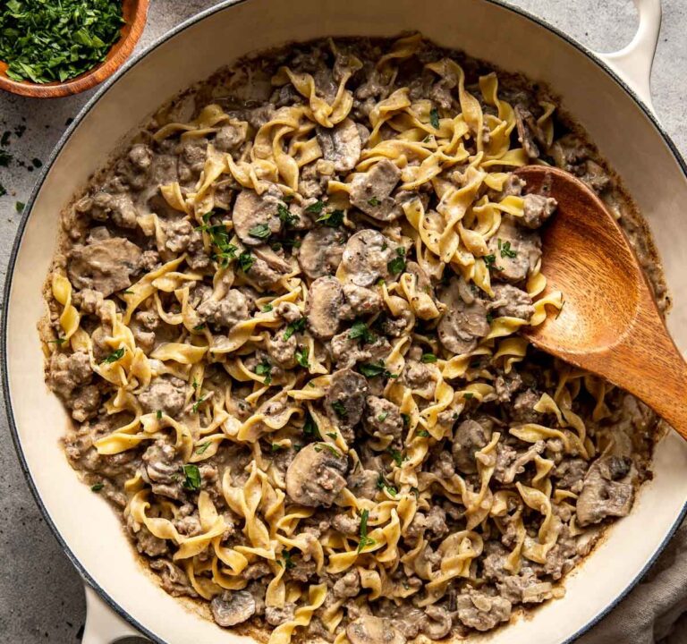 Ground Beef Stroganoff Recipe (Classic Comfort Food)