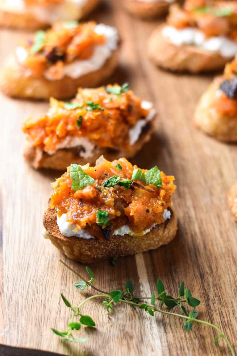 Butternut Squash Crostini