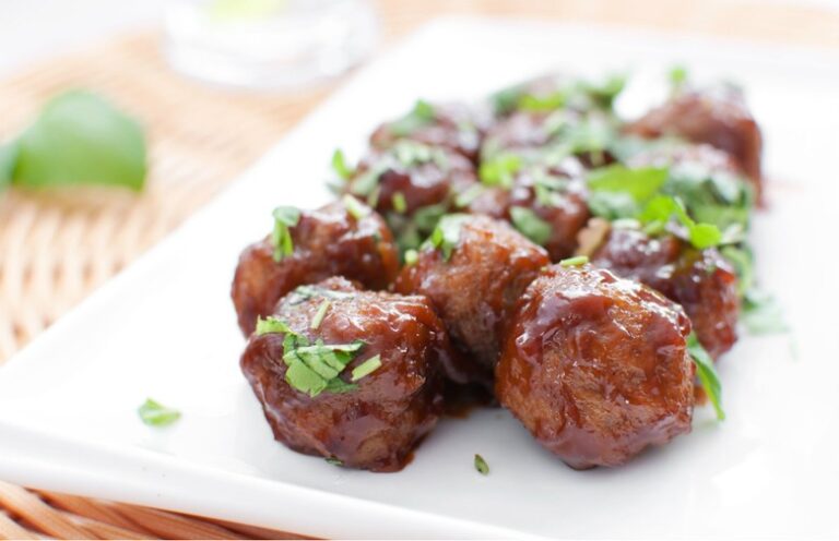 Maple Glazed Meatballs