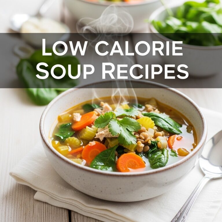 Low calorie soup Recipes